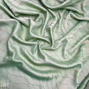 Brocade Satin Jacquard Shiny Fabric for 